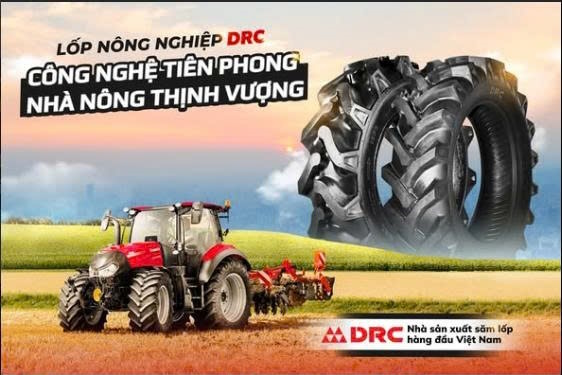 Vỏ lốp bánh xe máy kéo DRC